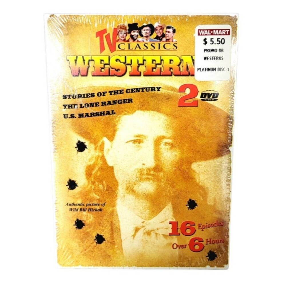 Vintage TV Classics Westerns Vol. 2-3-4 16 Episodes 6 Hours 2 DVDs Sealed